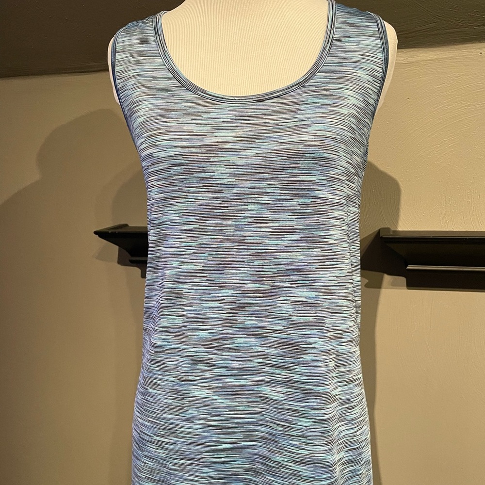 Blue/Black Tank Top